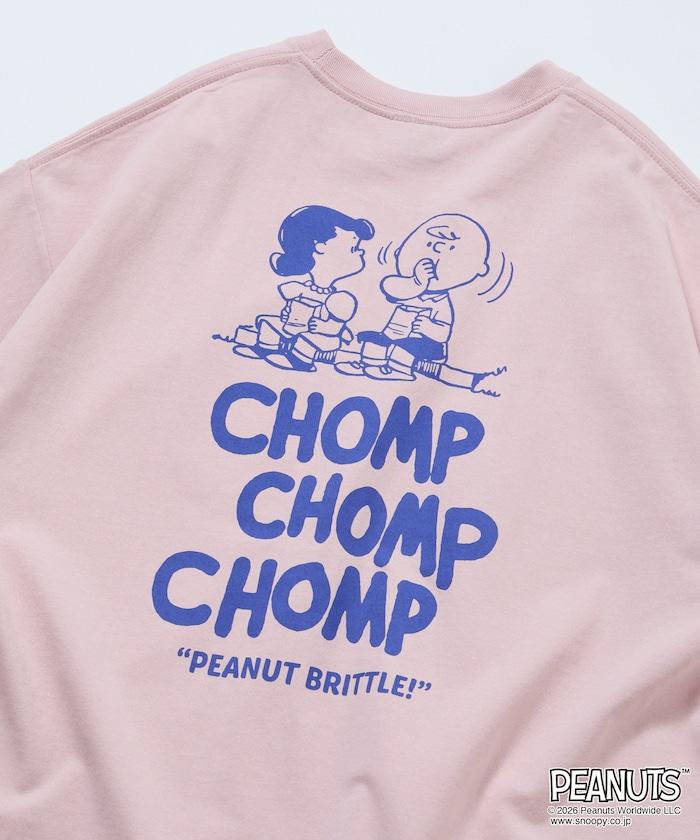 PEANUTS（花生漫畫） 圓領T恤 CHOMP