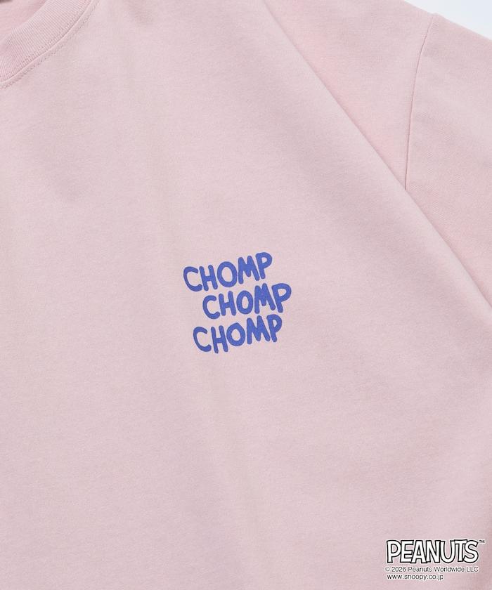 PEANUTS（花生漫畫） 圓領T恤 CHOMP