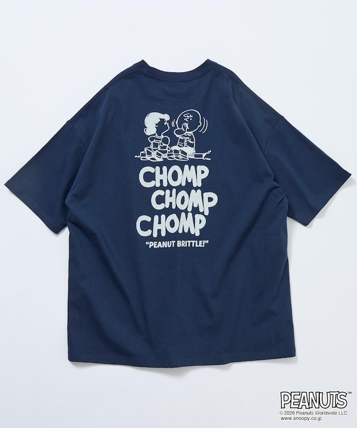 PEANUTS（花生漫畫） 圓領T恤 CHOMP