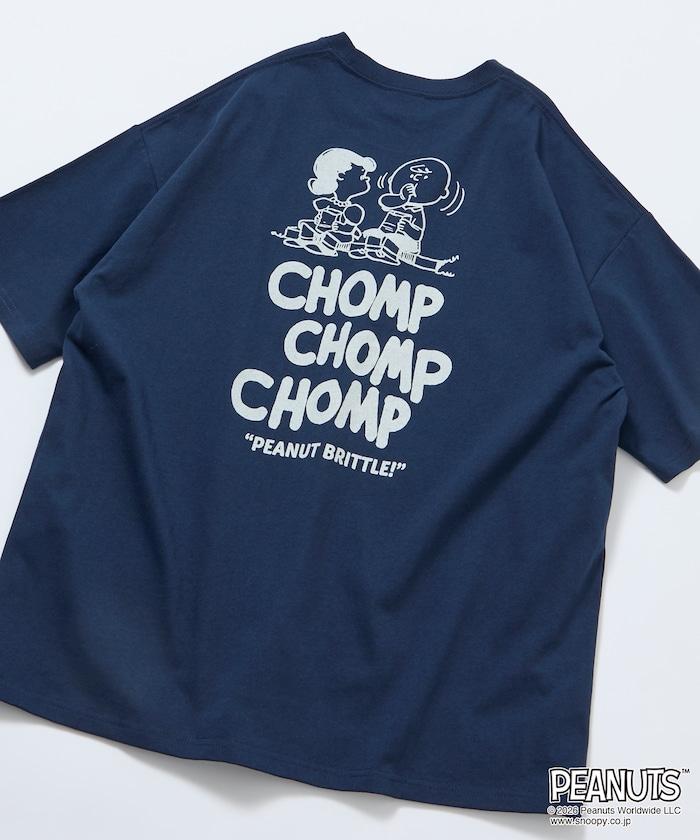 PEANUTS（花生漫畫） 圓領T恤 CHOMP