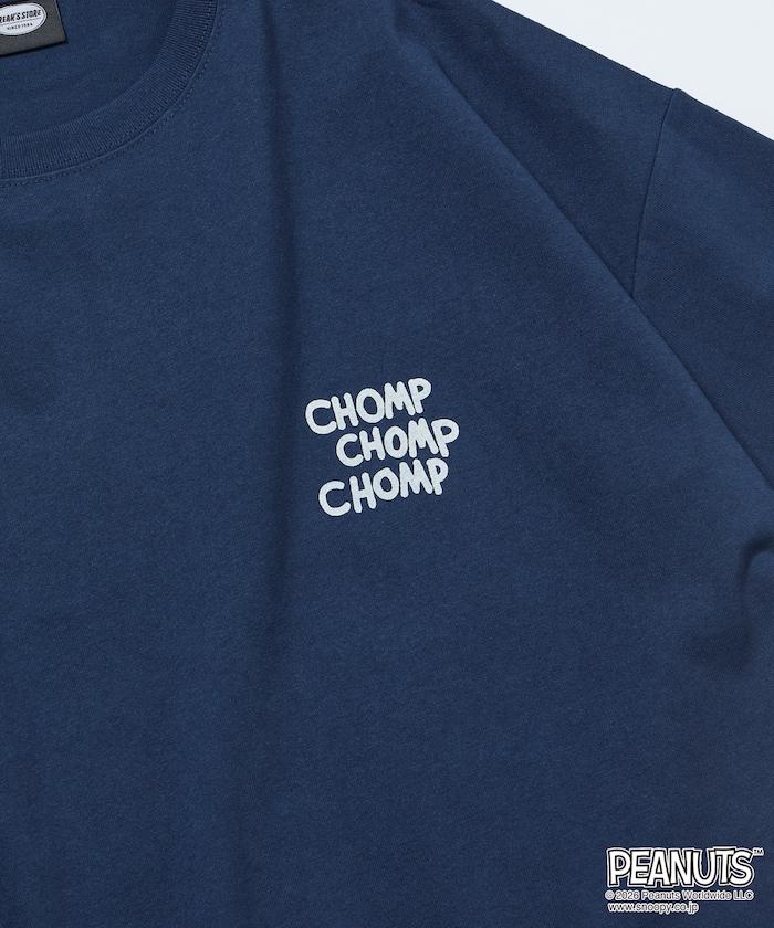 PEANUTS（花生漫畫） 圓領T恤 CHOMP