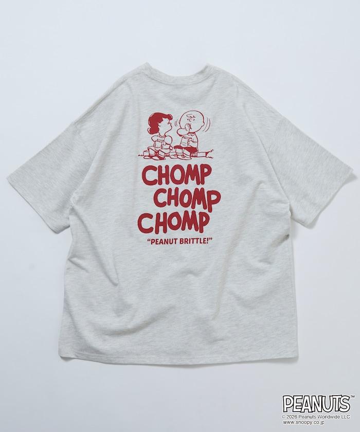 PEANUTS（花生漫畫） 圓領T恤 CHOMP