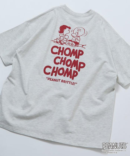 PEANUTS（花生漫畫） 圓領T恤 CHOMP