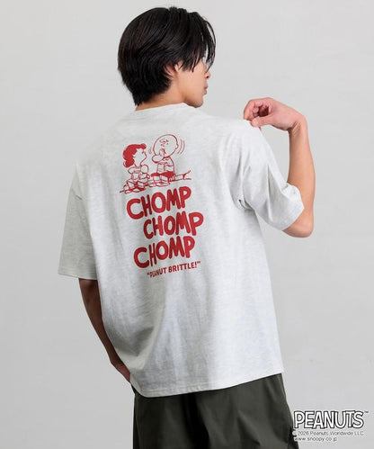 PEANUTS（花生漫畫） 圓領T恤 CHOMP