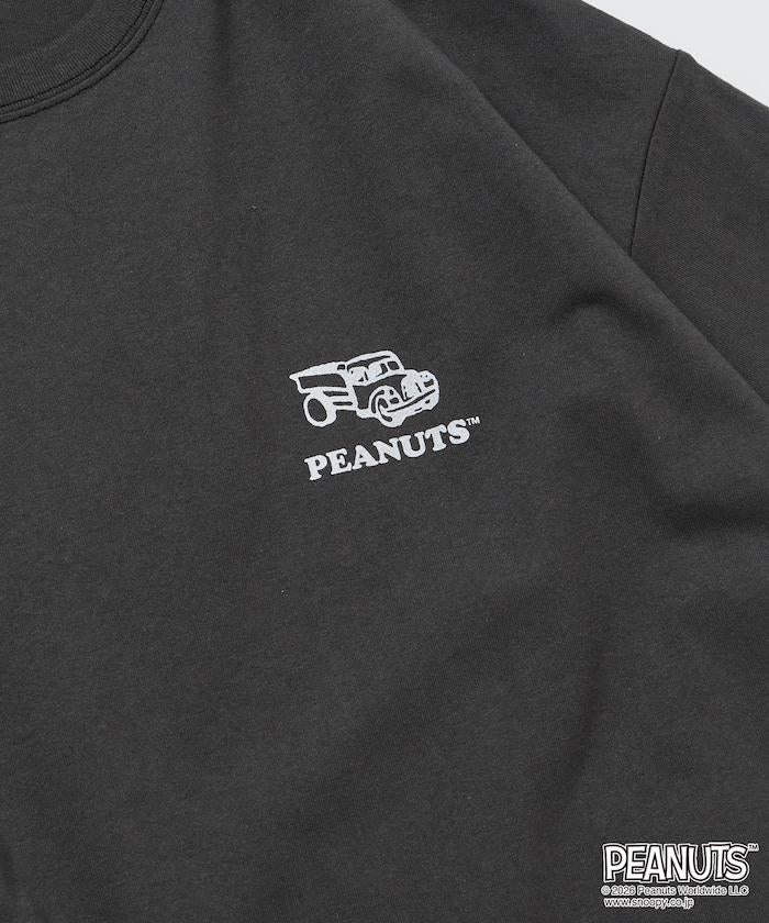 PEANUTS（花生漫畫） 寬鬆廓形 背面印花 圓領T恤
