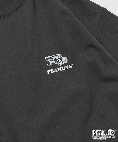 PEANUTS（花生漫畫） 寬鬆廓形 背面印花 圓領T恤
