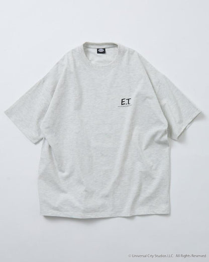 E.T.（E.T. 外星人） 背部印花 寬鬆版型 圓領 T恤