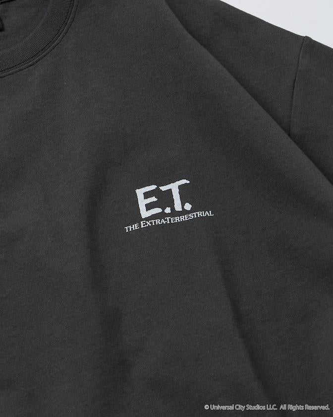 E.T.（E.T. 外星人） 背部印花 寬鬆版型 圓領 T恤