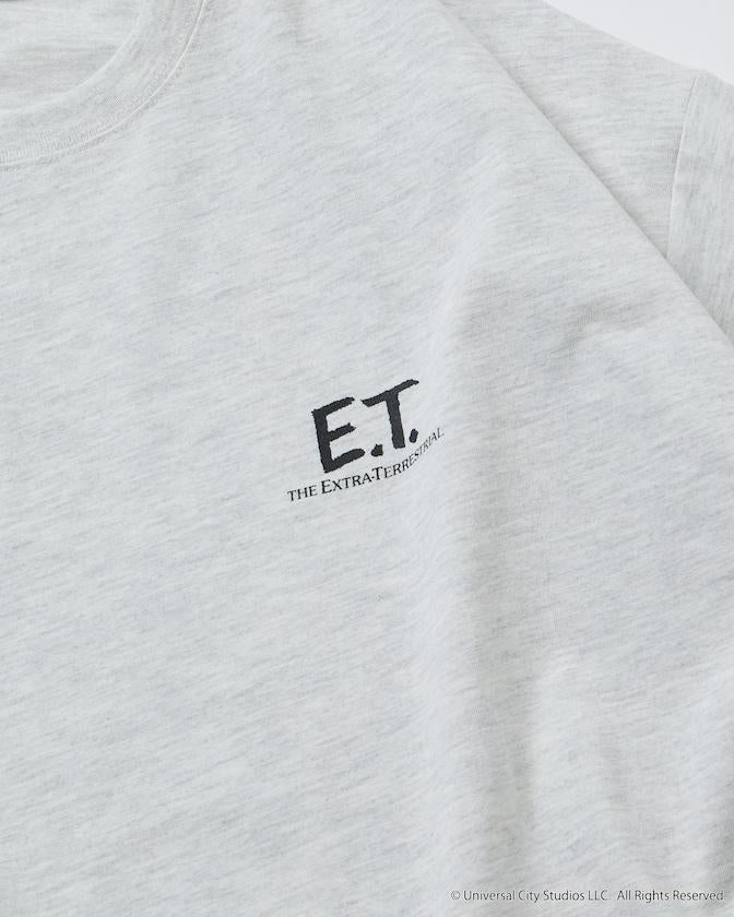 E.T.（E.T. 外星人） 背部印花 寬鬆版型 圓領 T恤
