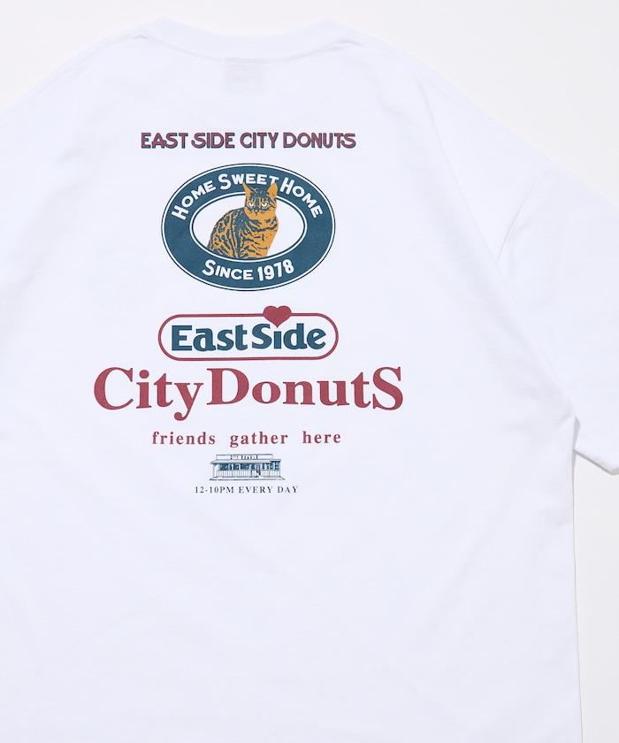 寬鬆版型 後背印花 圓領 City Dounuts CAT T恤