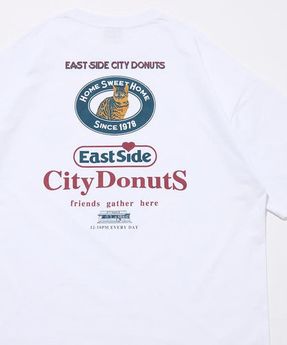 寬鬆版型 後背印花 圓領 City Dounuts CAT T恤