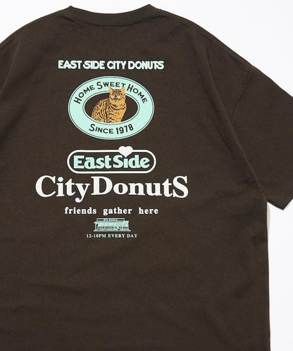 寬鬆版型 後背印花 圓領 City Dounuts CAT T恤