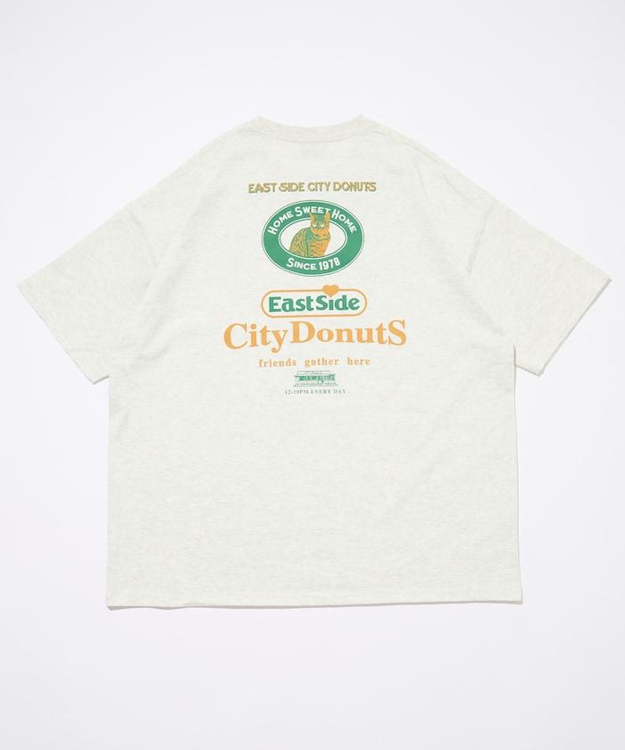 寬鬆版型 後背印花 圓領 City Dounuts CAT T恤