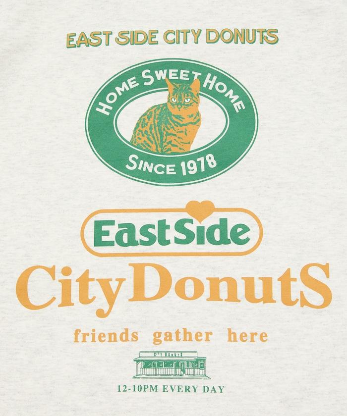 寬鬆版型 後背印花 圓領 City Dounuts CAT T恤