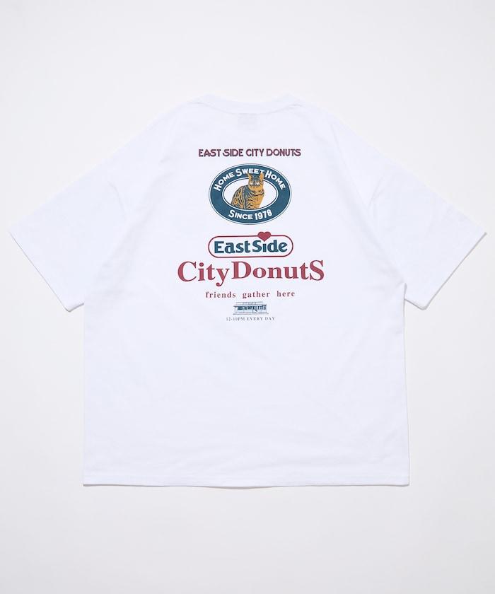 寬鬆版型 後背印花 圓領 City Dounuts CAT T恤