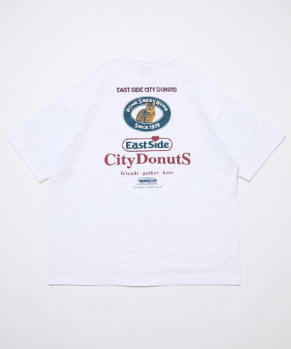 寬鬆版型 後背印花 圓領 City Dounuts CAT T恤