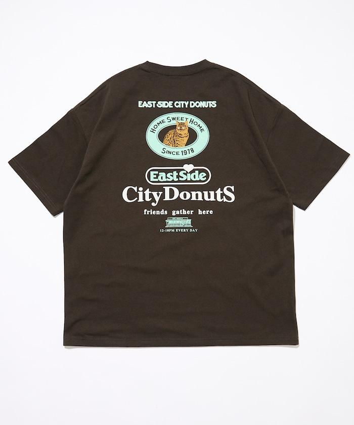 寬鬆版型 後背印花 圓領 City Dounuts CAT T恤