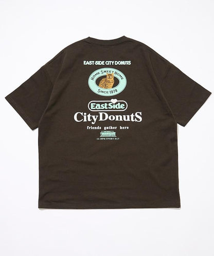 寬鬆版型 後背印花 圓領 City Dounuts CAT T恤