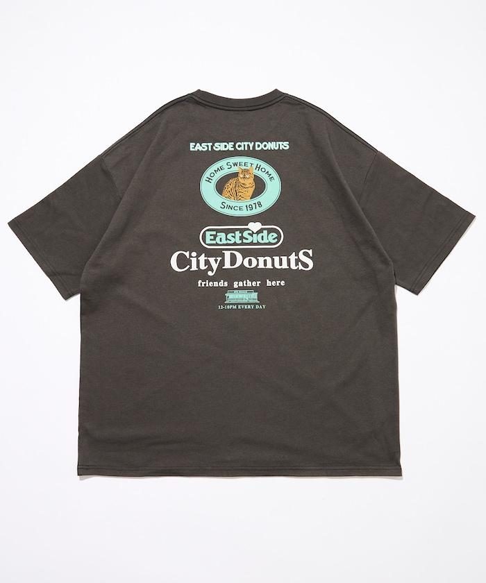寬鬆版型 後背印花 圓領 City Dounuts CAT T恤