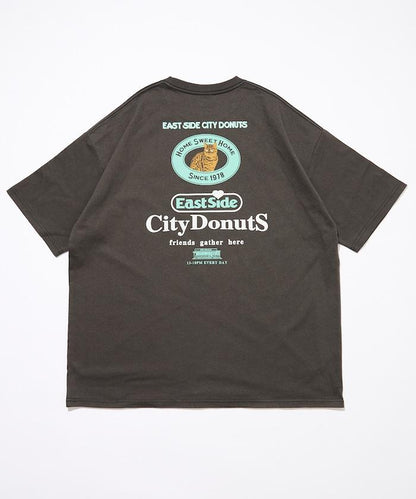 寬鬆版型 後背印花 圓領 City Dounuts CAT T恤