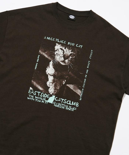 寬鬆版型 背部印花 圓領 CAT Photo T恤
