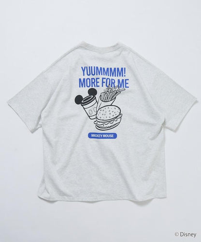DISNEY/《迪士尼》（迪士尼） 聯名系列 ミッキーマウス 圓領印花衛衣 FOOD款
