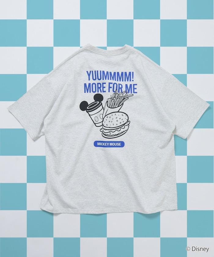 DISNEY/《迪士尼》（迪士尼） 聯名系列 ミッキーマウス 圓領印花衛衣 FOOD款