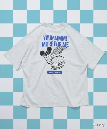 DISNEY/《迪士尼》（迪士尼） 聯名系列 ミッキーマウス 圓領印花衛衣 FOOD款