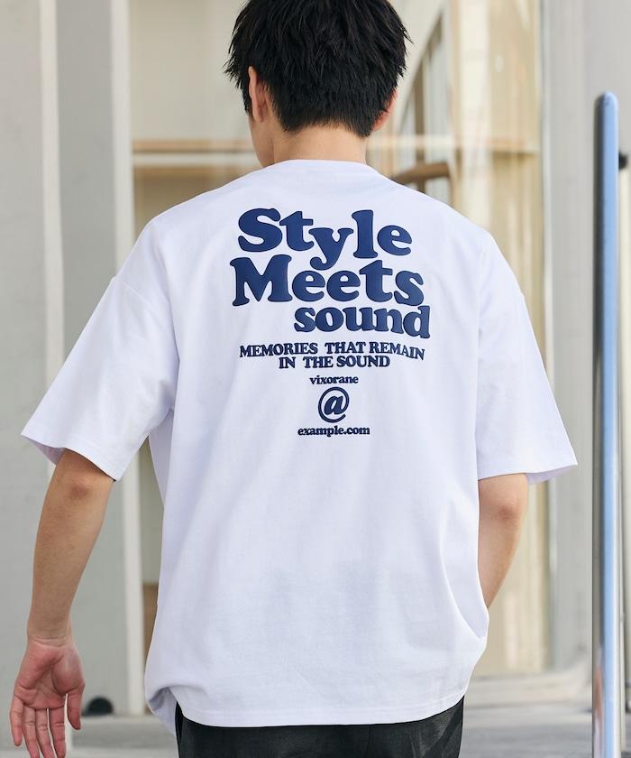 寬鬆版型 後背印花 圓領 Style Meets T恤