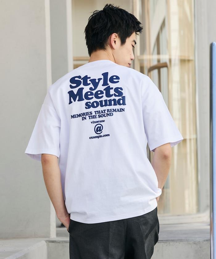 寬鬆版型 後背印花 圓領 Style Meets T恤