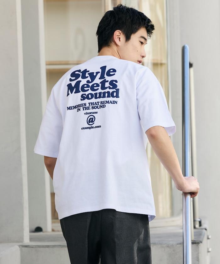 寬鬆版型 後背印花 圓領 Style Meets T恤