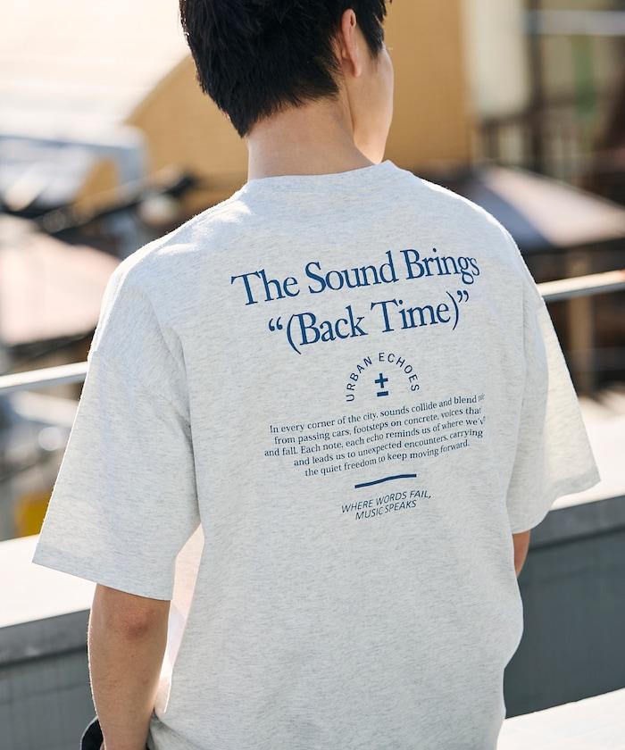 寬鬆廓形 後背印花 圓領 T恤 The Sound Brings