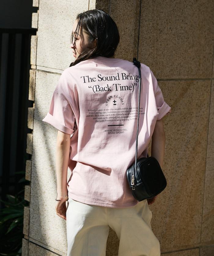 寬鬆廓形 後背印花 圓領 T恤 The Sound Brings