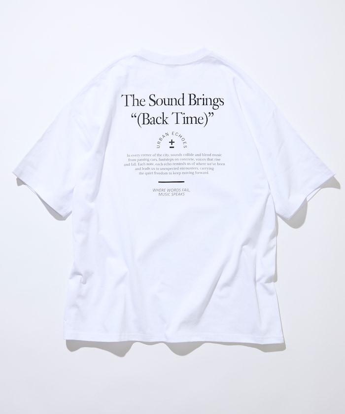 寬鬆廓形 後背印花 圓領 T恤 The Sound Brings