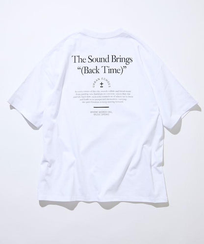 寬鬆廓形 後背印花 圓領 T恤 The Sound Brings