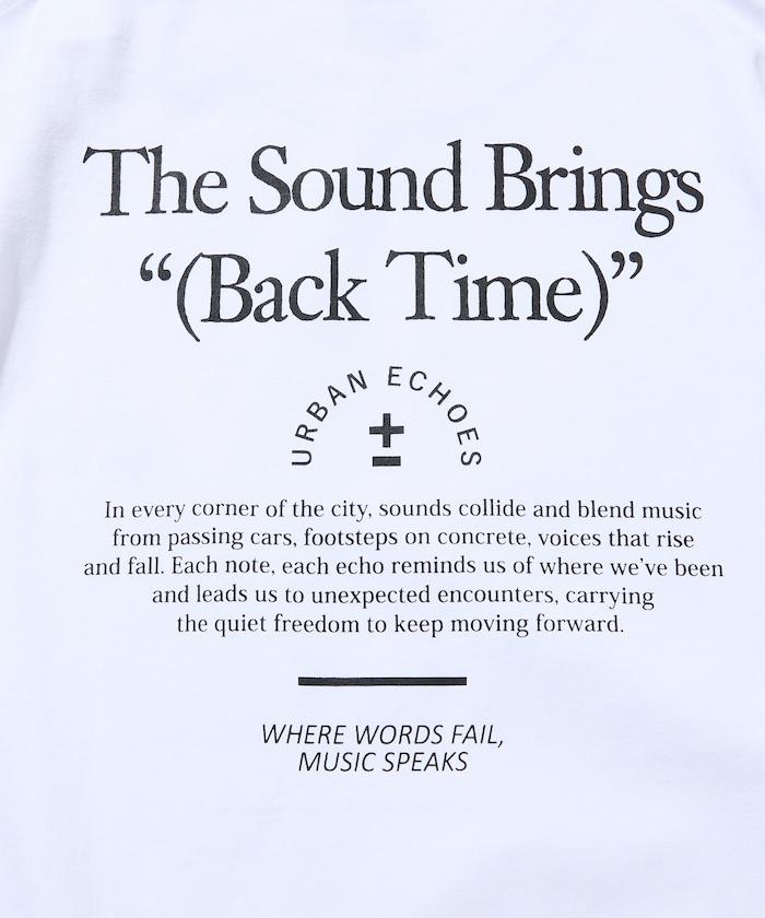 寬鬆廓形 後背印花 圓領 T恤 The Sound Brings