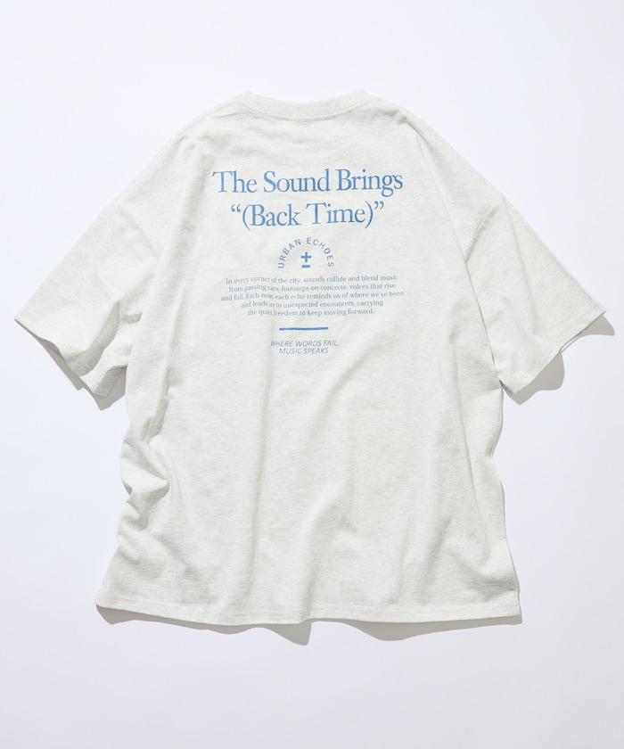 寬鬆廓形 後背印花 圓領 T恤 The Sound Brings