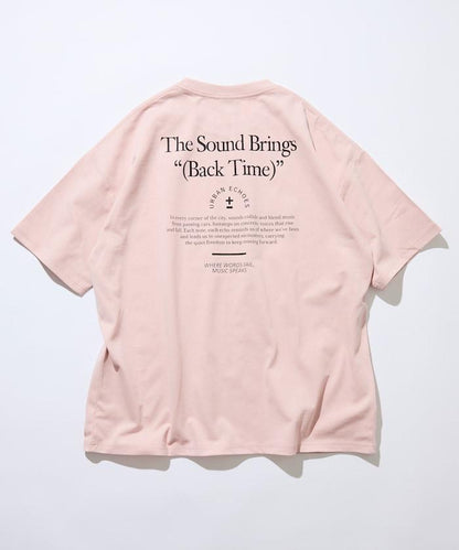 寬鬆廓形 後背印花 圓領 T恤 The Sound Brings