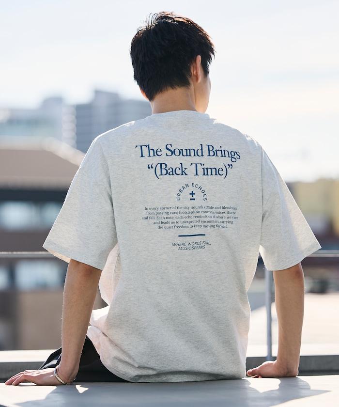 寬鬆廓形 後背印花 圓領 T恤 The Sound Brings