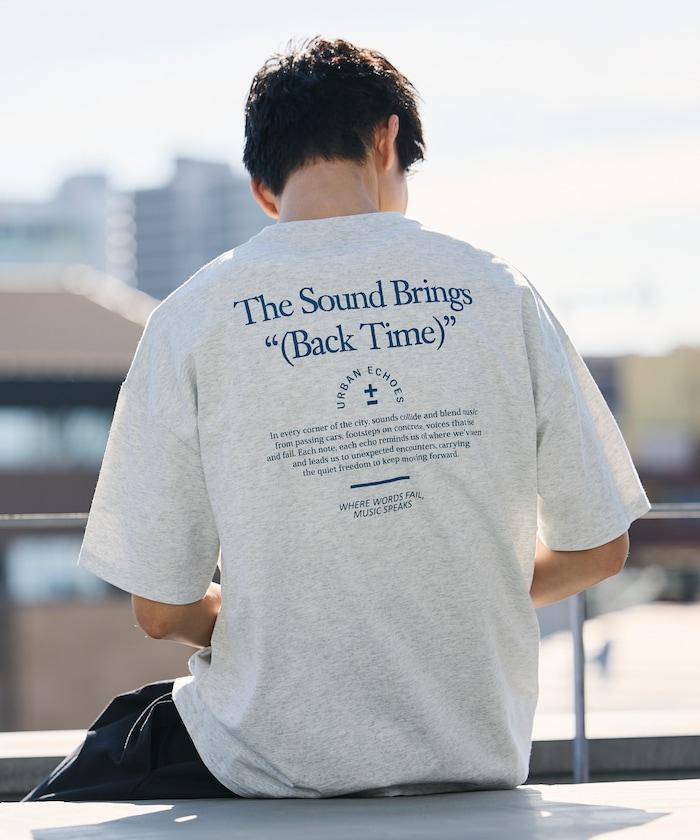 寬鬆廓形 後背印花 圓領 T恤 The Sound Brings