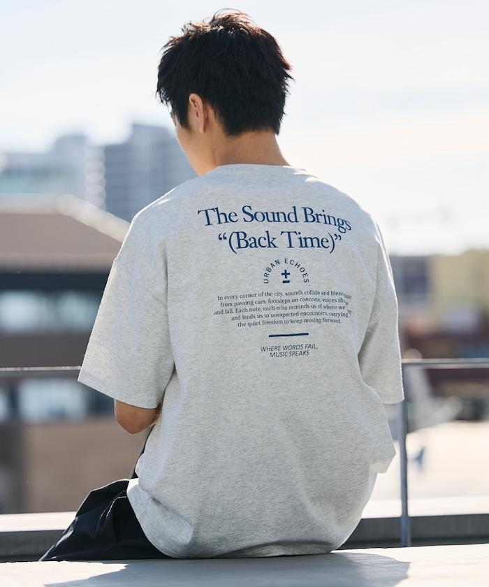 寬鬆廓形 後背印花 圓領 T恤 The Sound Brings