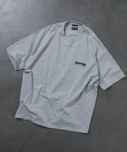THRASHER×FREAK'S STORE スラッシャー 寬鬆廓形 背部Logo印花 T恤