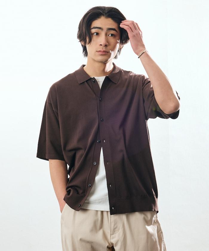 Relax Fit 清涼觸感 寬鬆版型 Polo領 短袖 針織襯衫