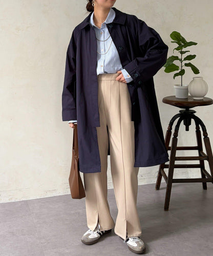 多方式穿法 翻領大衣