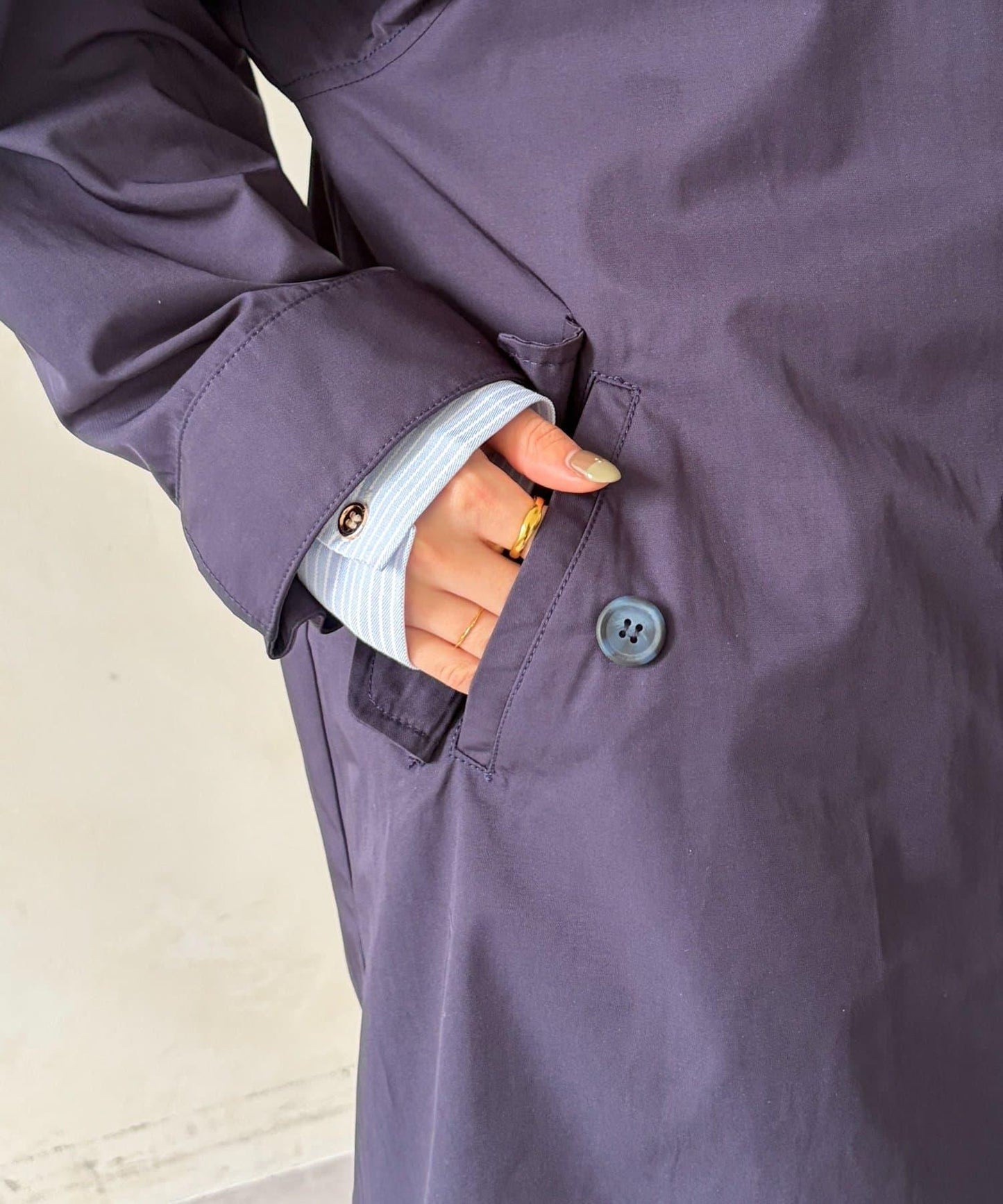 多方式穿法 翻領大衣