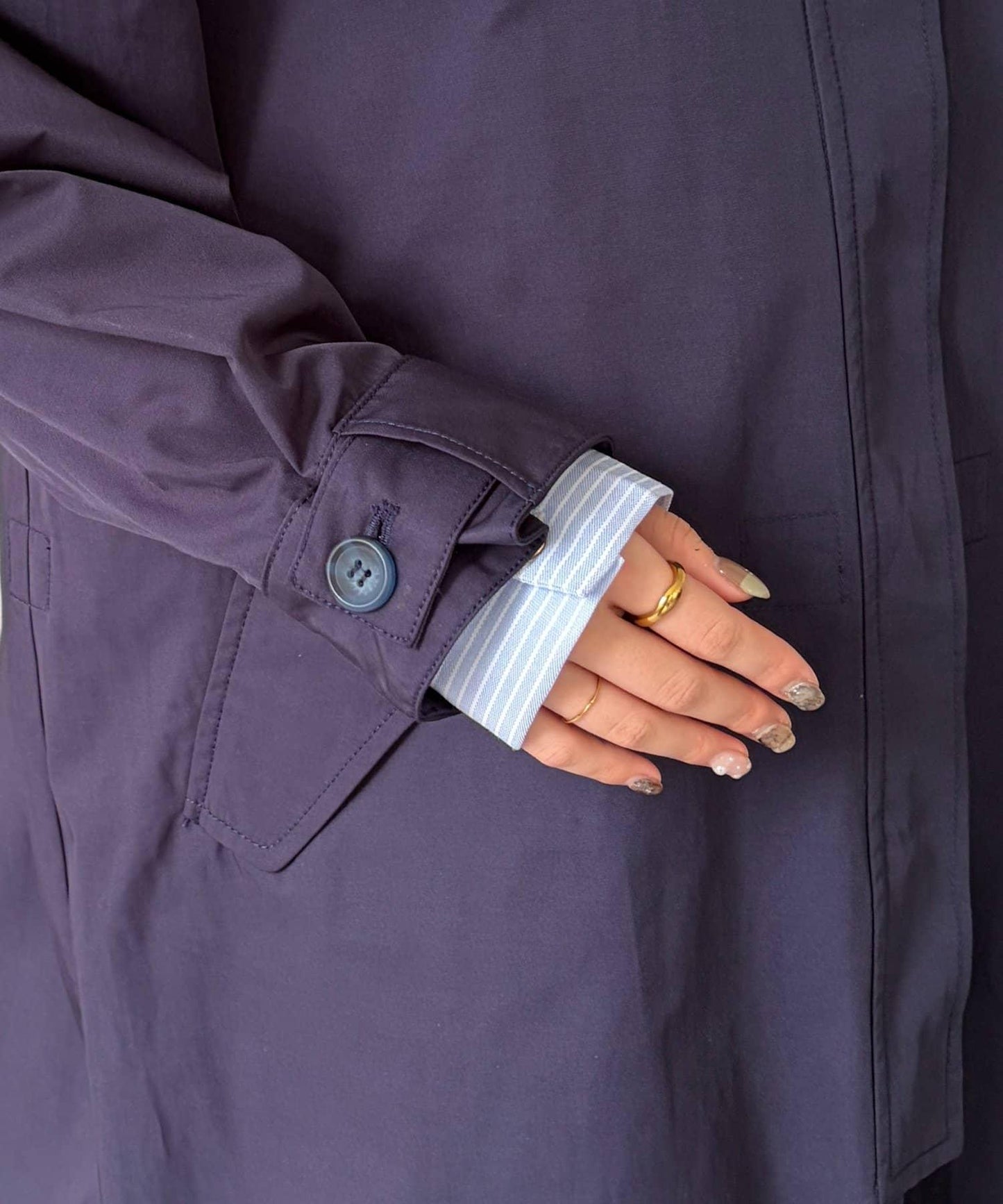 多方式穿法 翻領大衣