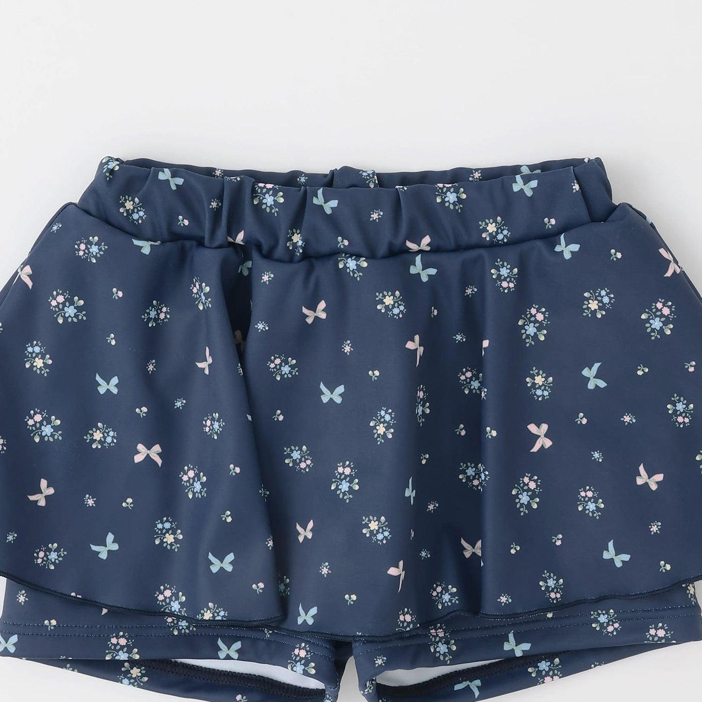 SWIM UV防曬 花卉圖案荷葉邊 防曬泳衣上衣裙褲套裝