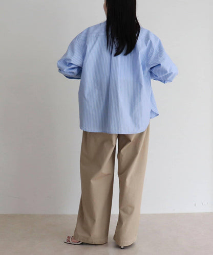 GEVACO/ゲバコ 立領 長袖 襯衫