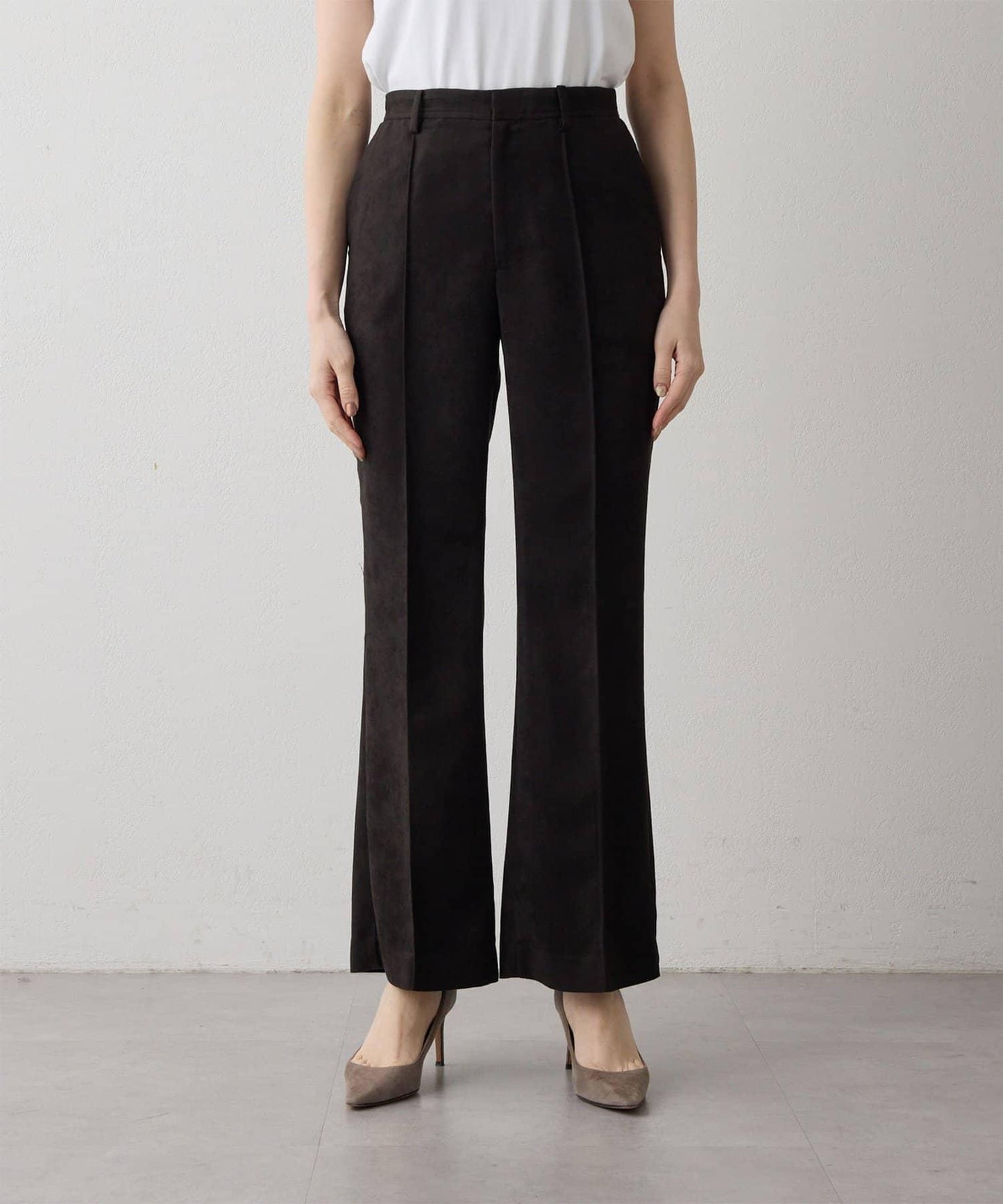 Drawing Numbers 仿麂皮褲子