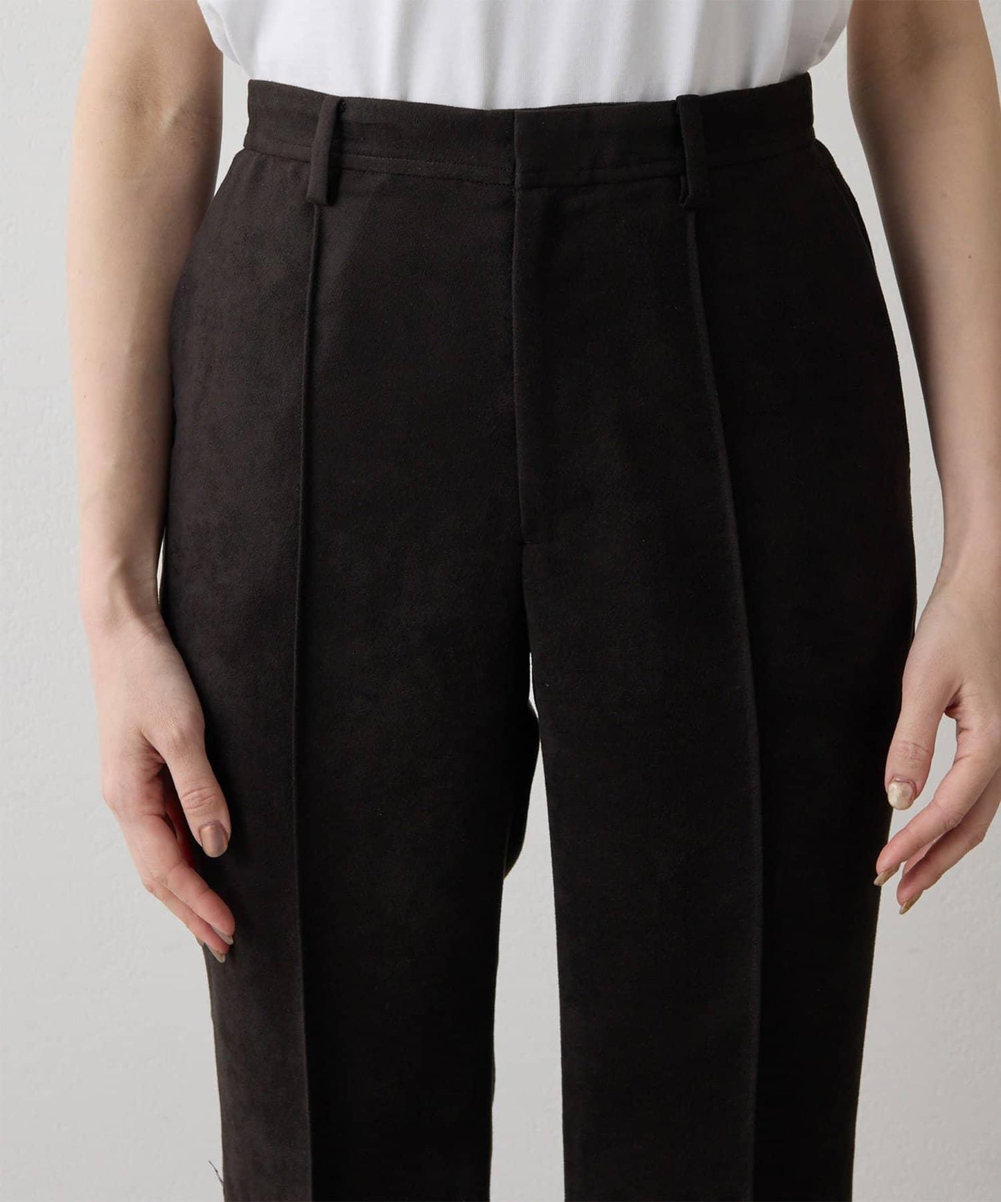 Drawing Numbers 仿麂皮褲子